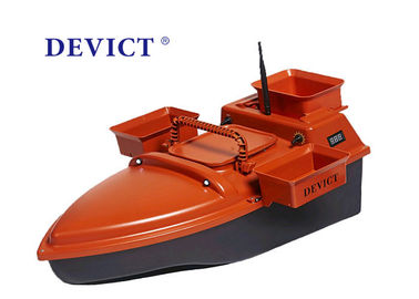 Orange remote control bait fishing boat DEVC-202 350M Wave Resistance